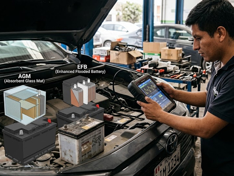AGM vs. EFB: ¿Cuál es la diferencia y cuál usa tu auto?